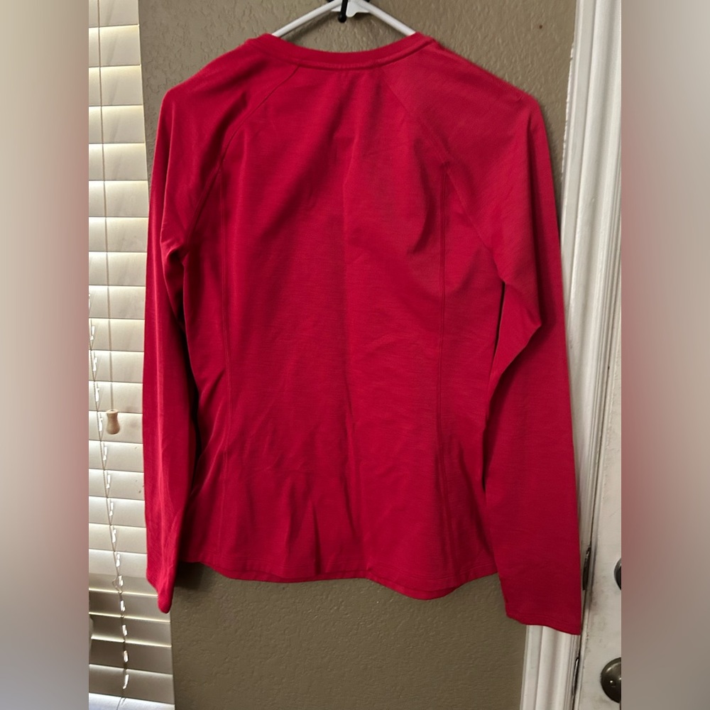 Under Armour Red Long Sleeve Top